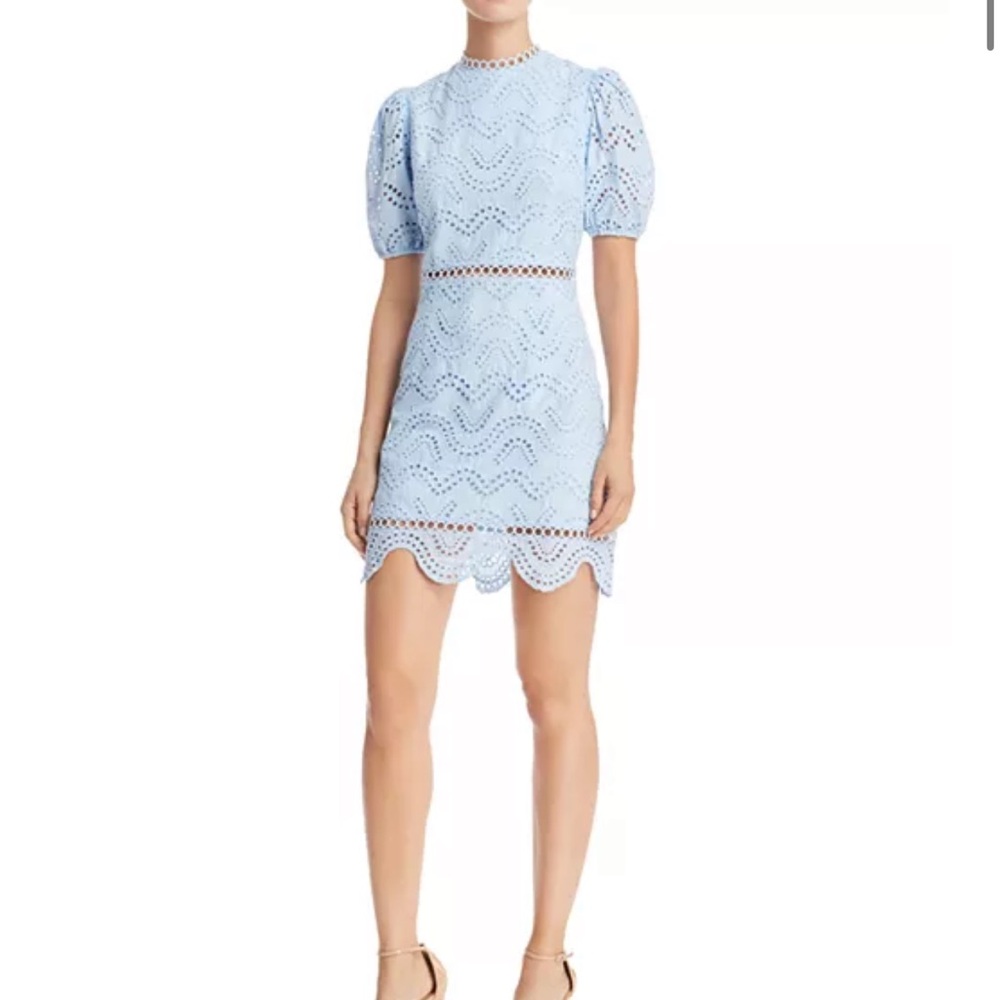Aqua light blue dress - size small